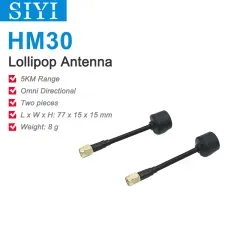SIYI Lollipop Anten 5 GHz UniRC 7 Pro MK15 HM30 MK32 Hava Ünitesi için
