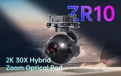 SIYI ZR10 2K 4MP QHD 30X Hibrit 10X Optik Zoom Gimbal Kamera